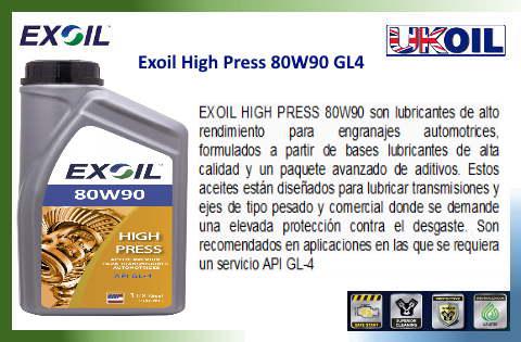 Exoil High Press 80W90 GL4